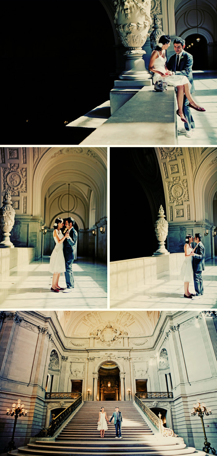 San Francisco City Hall Destination Wedding - Milou + Olin Photography ...