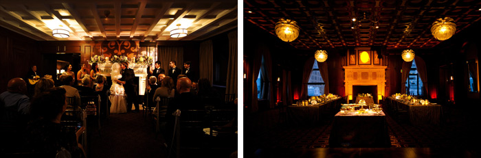 Ceremony and reception location photos at Julia Morgan Ballroom in San Francisco