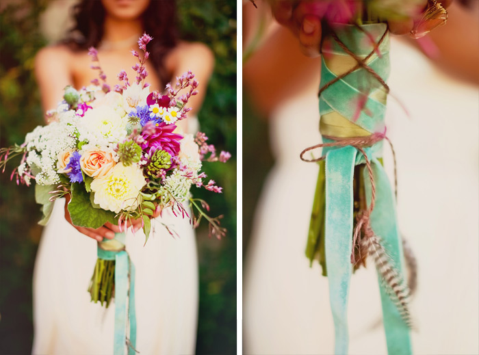 Twigss Floral Studio bohemian wedding inspiration, photos by Tinywater Photography