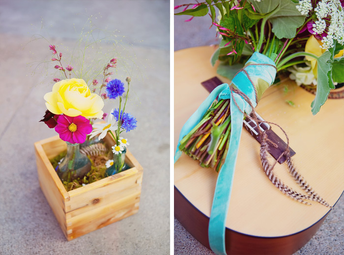 More details from bohemian wedding inspiration, photos by Tinywater Photography