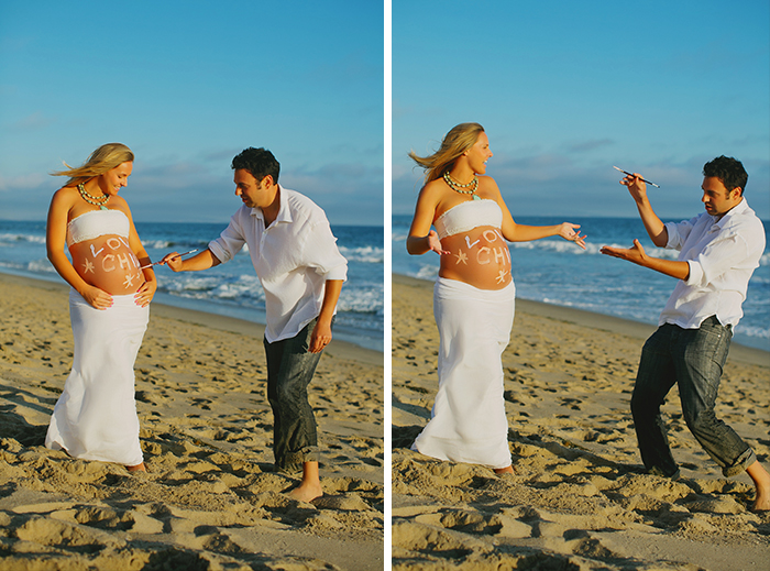 hippie maternity session