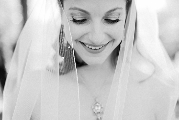 happy smiling bride jewelry
