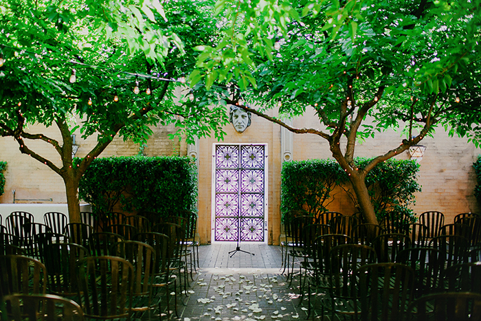 courtyard ceremony space