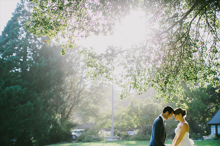 natural light magical wedding portraits