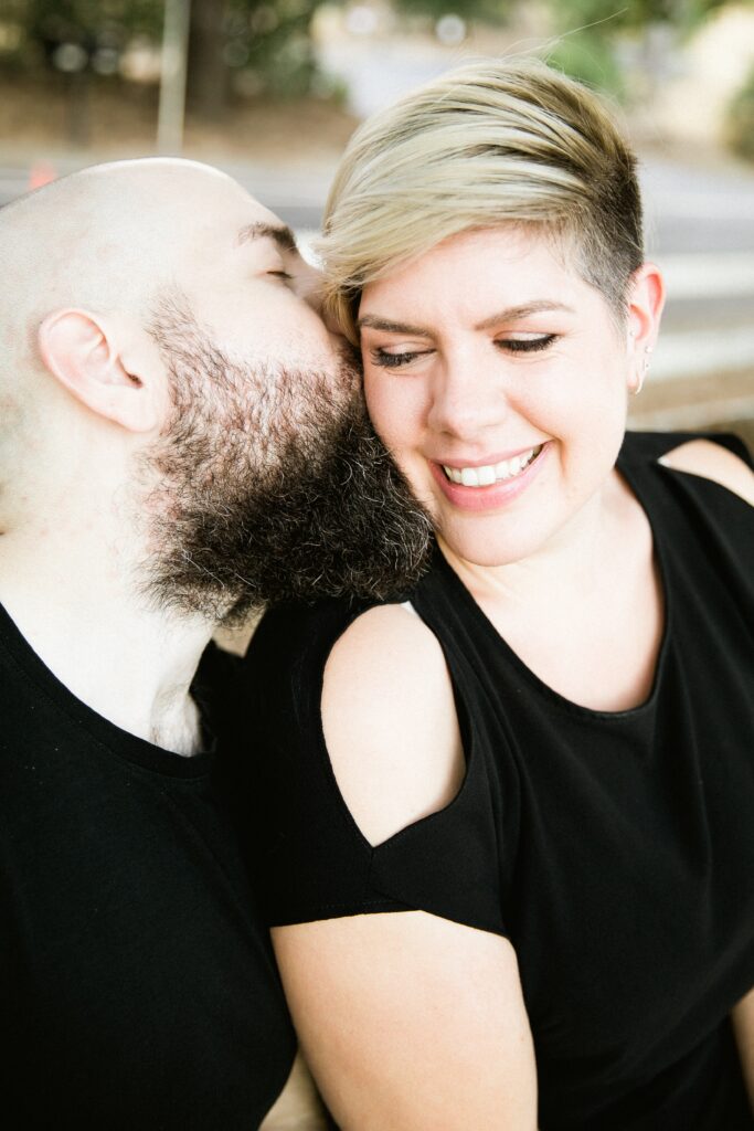 Sacramento Engagement Photography capturing intimate moments with fiance