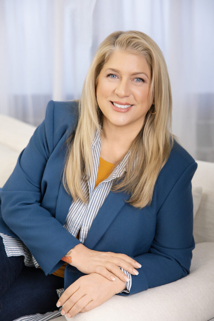 Modern founder branding portraits showcasing confident female business owner